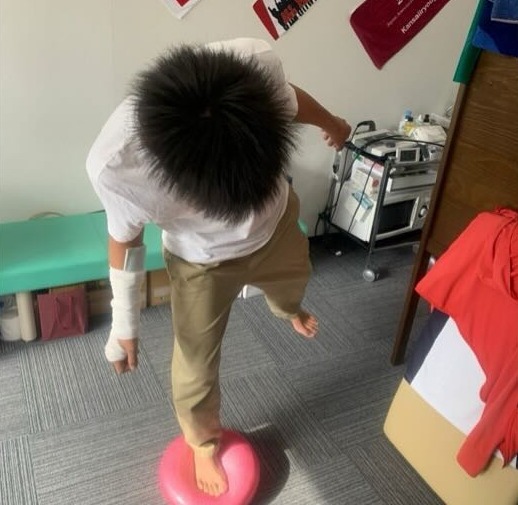 外来施術（お子さまのバランストレーニング）